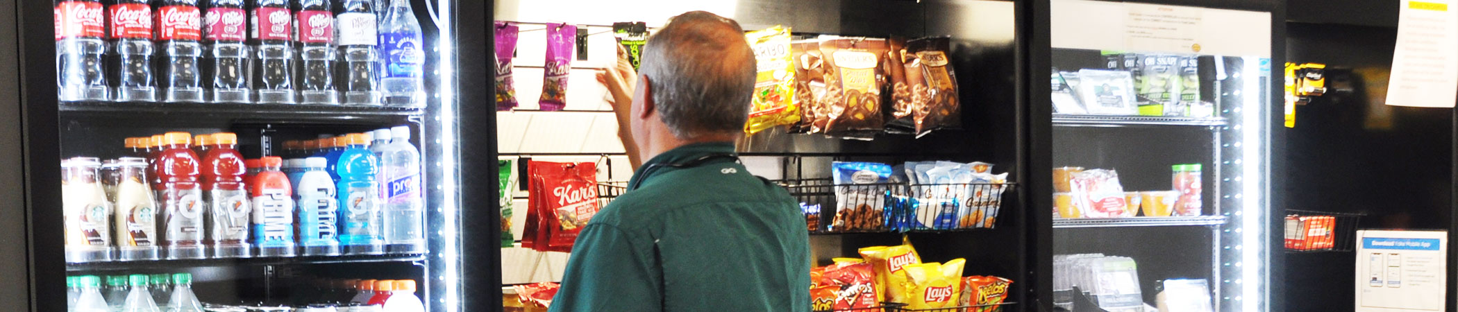 someone at a micro mart